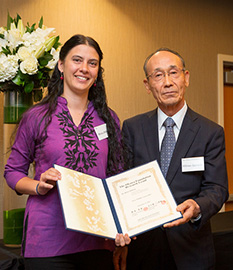 Presentation of Grants Mr. Mitsuo Igarashi, Chairman (Right) Dr. Bistra Dilkina, University of Southern California (Left)